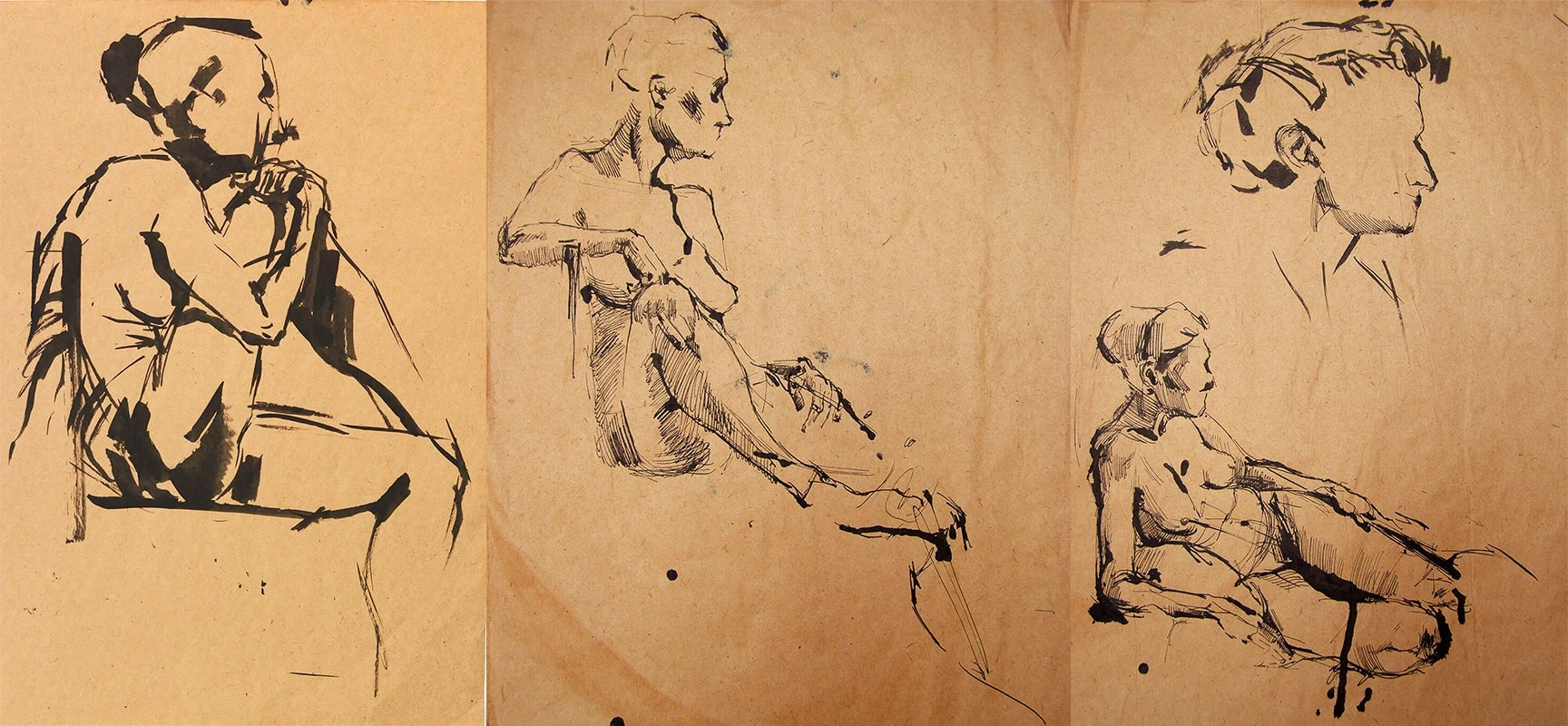 Ink sketches by Petya Marcheva
